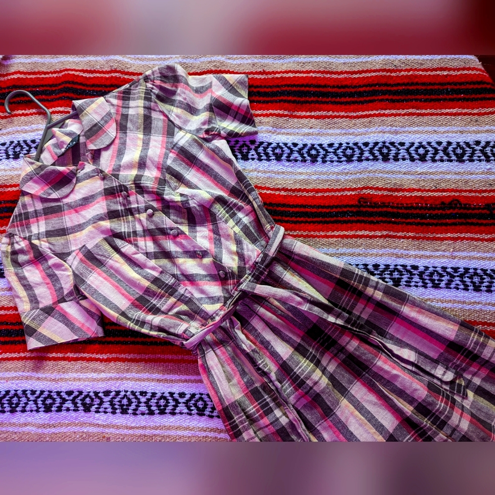 Sabra retro linen dress
